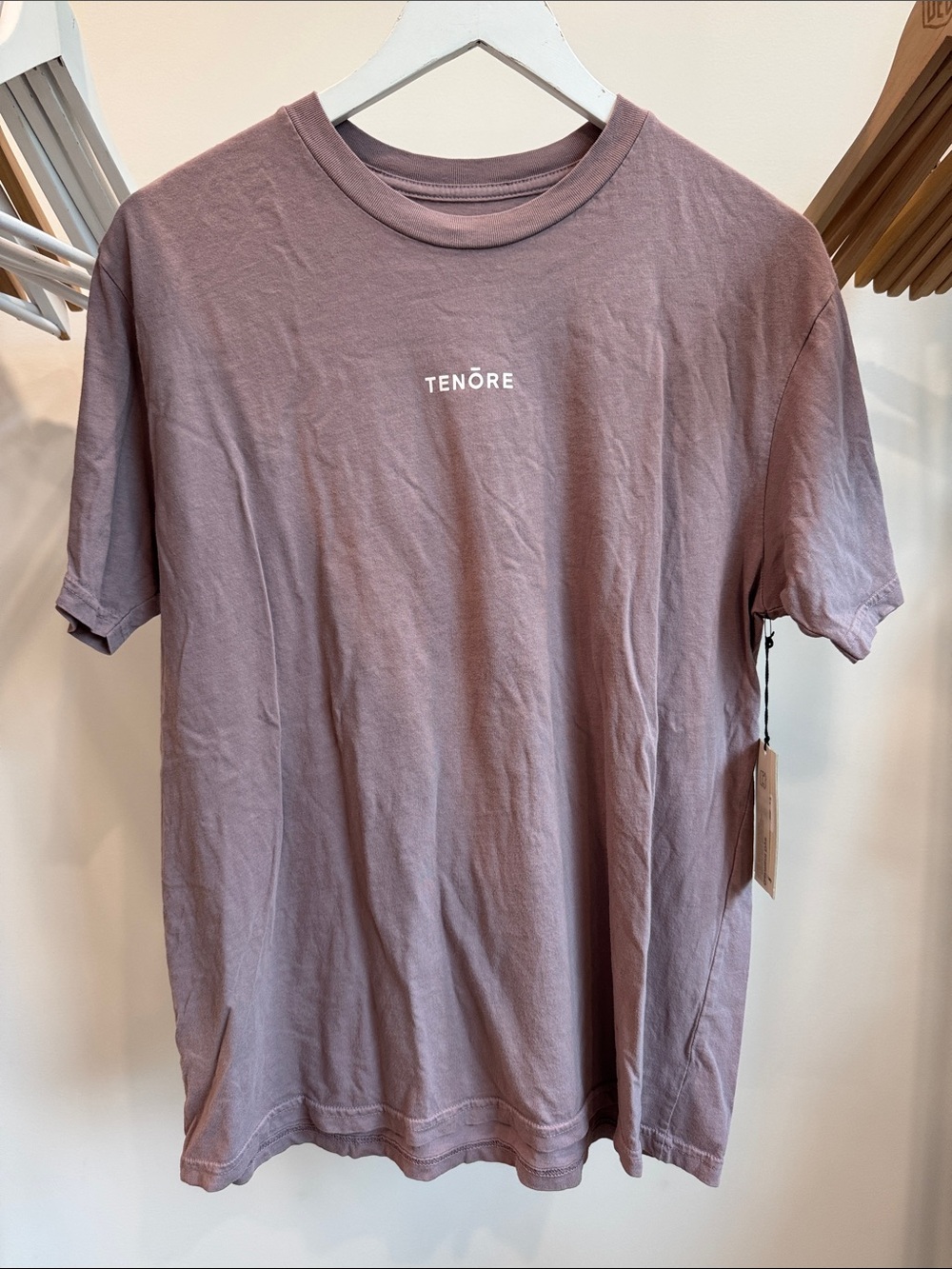 Tenore Short-Sleeve Crewneck T-Shirt in Mauve